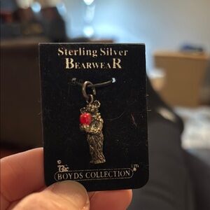 Sterling Silver Bearwear Pendant-Boyd’s Bears